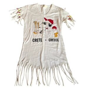 Vintage Snoopy frindge top